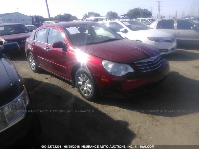 1C3LC46K07N552586 - 2007 CHRYSLER SEBRING RED photo 1