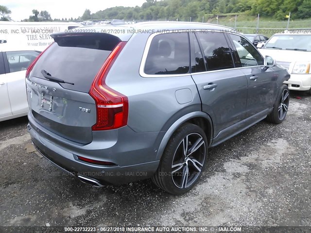 YV4BC0PM2H1150333 - 2017 VOLVO XC90 T8 GRAY photo 4