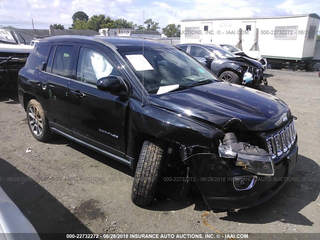 1C4NJDCBXFD333508 - 2015 JEEP COMPASS LIMITED BLACK photo 1