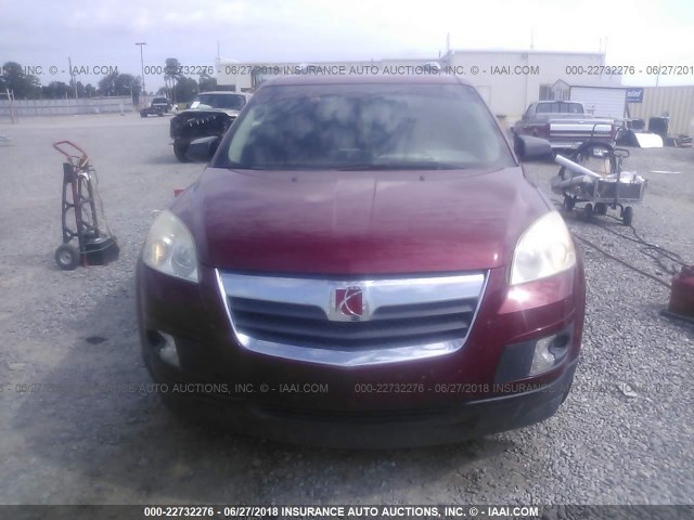 5GZER13767J171025 - 2007 SATURN OUTLOOK XE MAROON photo 6