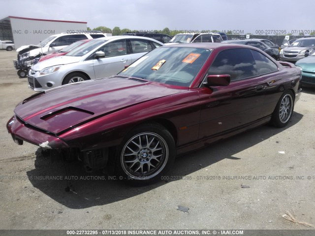 WBAEF6329SCC90292 - 1995 BMW 840 CI AUTOMATIC 栗色 照片 2