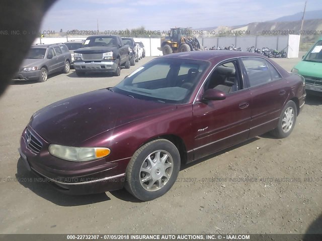 2G4WB52K2W1476727 - 1998 BUICK REGAL LS 勃艮第红 照片 2