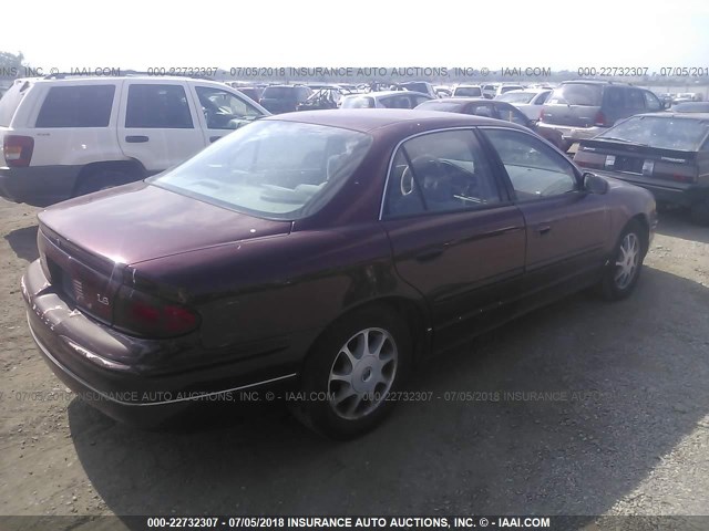2G4WB52K2W1476727 - 1998 BUICK REGAL LS 勃艮第红 照片 4