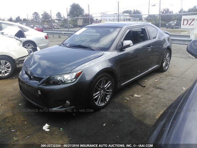 JTKJF5C70B3006500 - 2011 TOYOTA SCION TC 灰色 照片 2