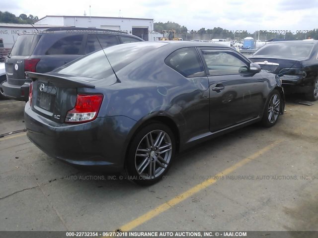 JTKJF5C70B3006500 - 2011 TOYOTA SCION TC 灰色 照片 4