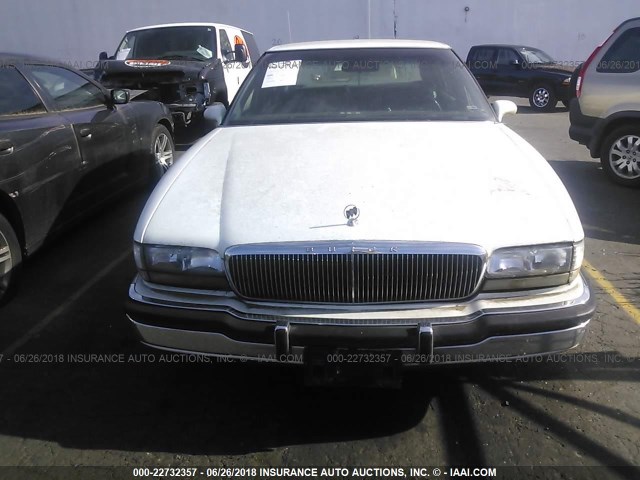 1G4CW53L3P1635745 - 1993 BUICK PARK AVENUE  WHITE photo 6