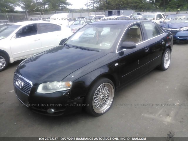 WAUDF78E47A227444 - 2007 AUDI A4 2.0T QUATTRO BLACK photo 2