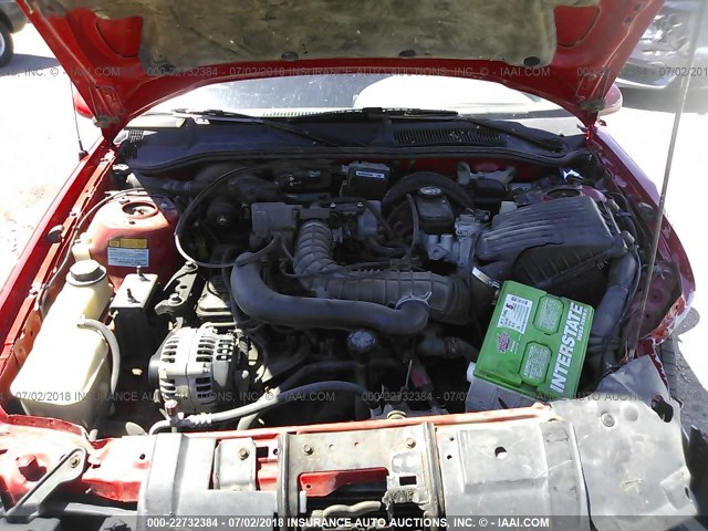 1G1LD5544TY223165 - 1996 CHEVROLET CORSICA RED photo 10