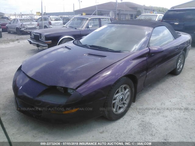 2G1FP32P4S2157963 - 1995 CHEVROLET CAMARO Z28 PURPLE photo 2