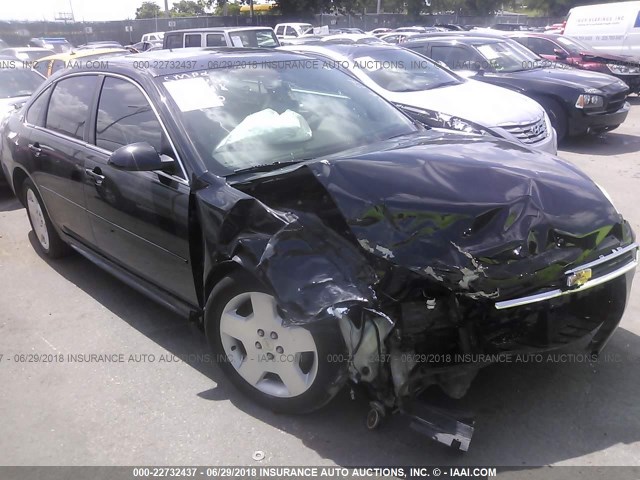 2G1WV58N981357694 - 2008 CHEVROLET IMPALA 50TH ANNIVERSARY BLACK photo 6