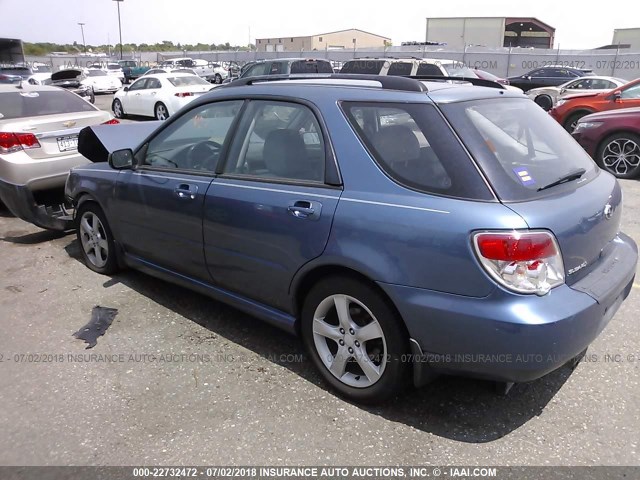 JF1GG616X7H819499 - 2007 SUBARU IMPREZA 2.5I BLUE photo 3