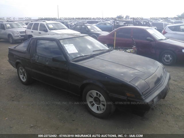 JJ3CC54H8HZ064407 - 1987 CHRYSLER CONQUEST  BLACK photo 1