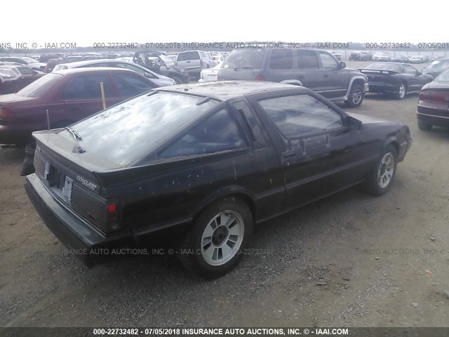 JJ3CC54H8HZ064407 - 1987 CHRYSLER CONQUEST  BLACK photo 4