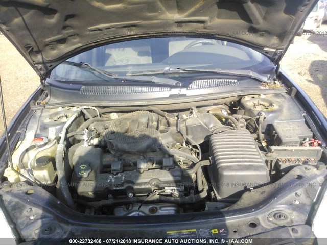 1B3EL46TX5N604706 - 2005 DODGE STRATUS SXT BLUE photo 10