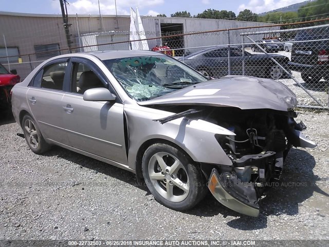 5NPEU46F27H215695 - 2007 HYUNDAI SONATA SE/LIMITED BEIGE photo 1