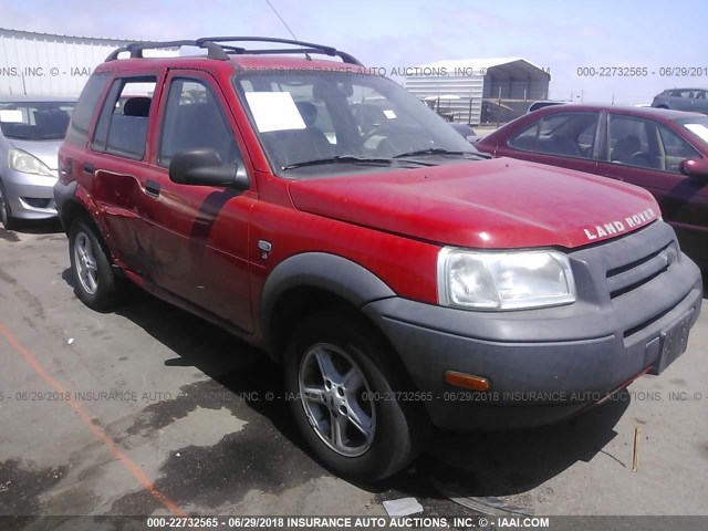 SALNM22212A375602 - 2002 LAND ROVER FREELANDER S RED photo 1