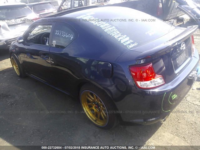 JTKJF5C7XB3017343 - 2011 TOYOTA SCION TC 海军蓝 照片 3