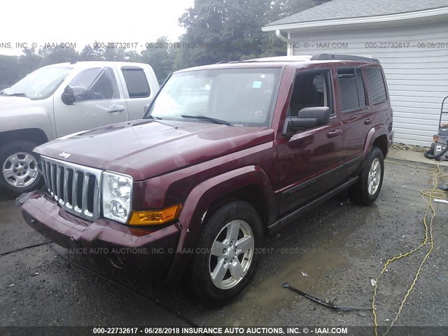 1J8HG48K18C231360 - 2008 JEEP COMMANDER SPORT ყავისფერი ფოტო 2