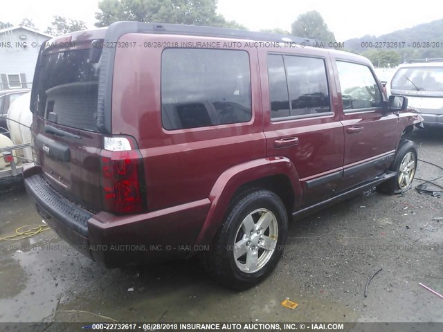 1J8HG48K18C231360 - 2008 JEEP COMMANDER SPORT ყავისფერი ფოტო 4