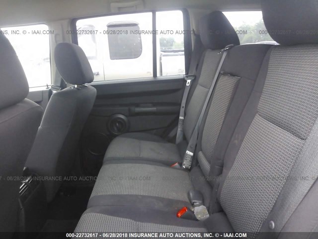 1J8HG48K18C231360 - 2008 JEEP COMMANDER SPORT ყავისფერი ფოტო 8