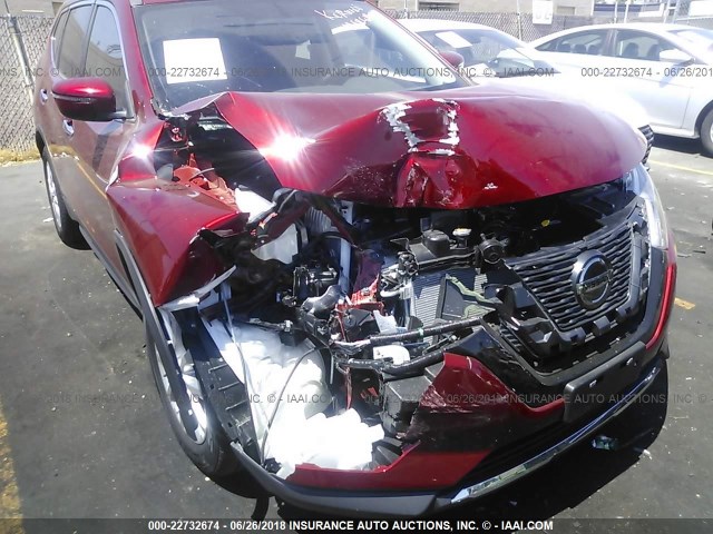 5N1AT2MT9JC765022 - 2018 NISSAN ROGUE S/SL RED photo 6