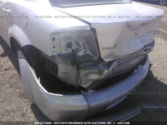 1B3CC4FB9AN220649 - 2010 DODGE AVENGER SXT SILVER photo 6