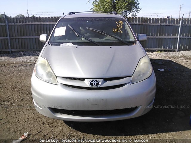 5TDZA22C86S504261 - 2006 TOYOTA SIENNA XLE/XLE LIMITED SILVER photo 6