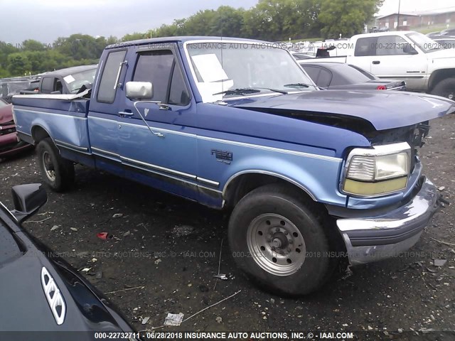 1FTHX25F7VEA15158 - 1997 FORD F250 BLUE photo 1