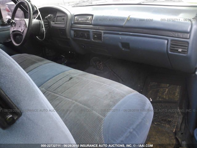 1FTHX25F7VEA15158 - 1997 FORD F250 BLUE photo 5