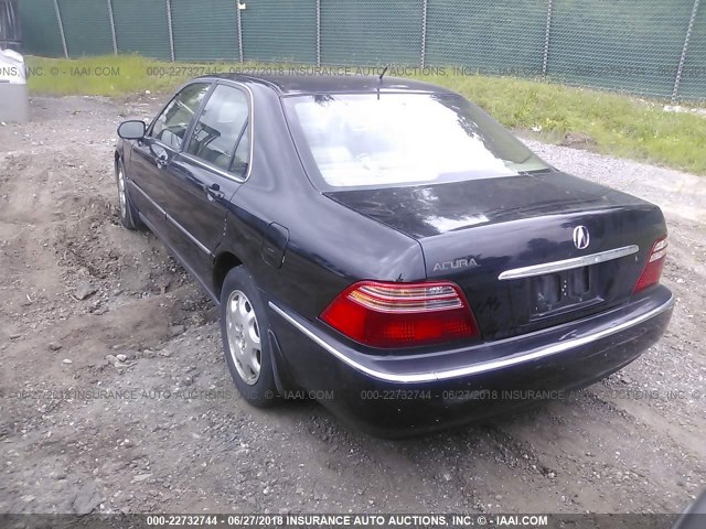 JH4KA965X2C000472 - 2002 ACURA 3.5RL BLACK photo 3