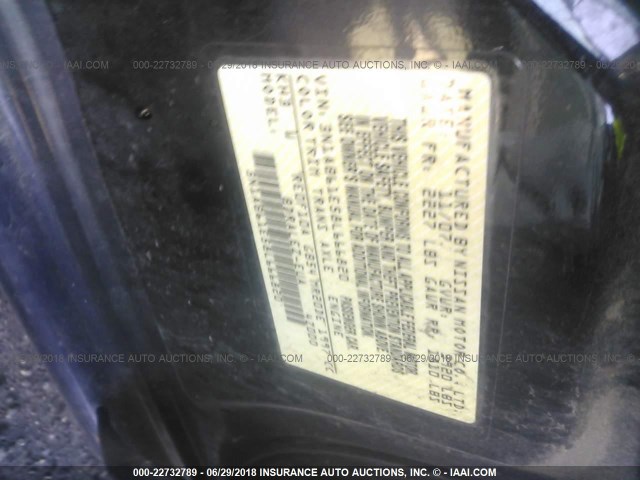 3N1AB61E58L666820 - 2008 NISSAN SENTRA 2.0/2.0S/2.0SL BLACK photo 9