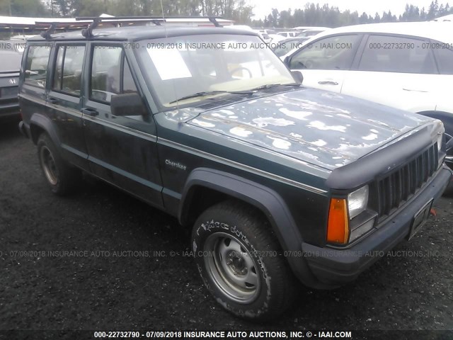 1J4FJ28S3RL143359 - 1994 JEEP CHEROKEE SE GREEN photo 1