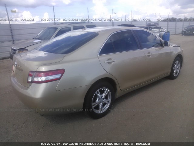 4T1BF3EK9BU199057 - 2011 TOYOTA CAMRY SE/LE/XLE თაფლისფერი ფოტო 4