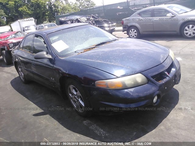 1G2HY54K524227933 - 2002 PONTIAC BONNEVILLE SLE BLUE photo 1