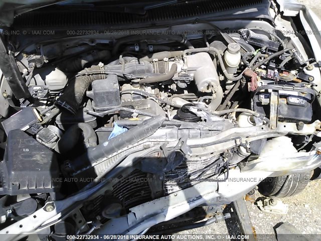 5TEVL52N34Z349677 - 2004 TOYOTA TACOMA XTRACAB SILVER photo 10