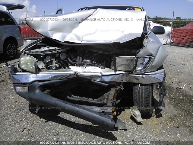 5TEVL52N34Z349677 - 2004 TOYOTA TACOMA XTRACAB SILVER photo 6