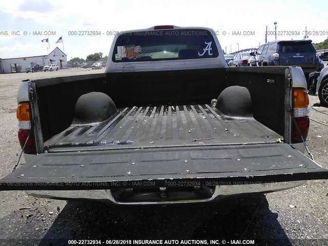 5TEVL52N34Z349677 - 2004 TOYOTA TACOMA XTRACAB SILVER photo 8