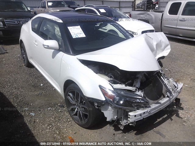 JTKJF5C77FJ001523 - 2015 TOYOTA SCION TC 白色 照片 1