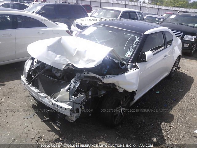 JTKJF5C77FJ001523 - 2015 TOYOTA SCION TC 白色 照片 2
