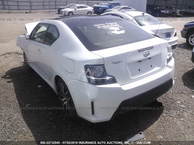 JTKJF5C77FJ001523 - 2015 TOYOTA SCION TC 白色 照片 3
