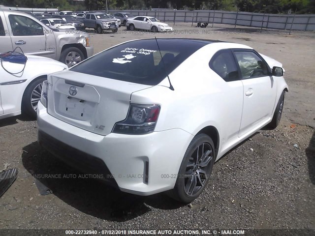 JTKJF5C77FJ001523 - 2015 TOYOTA SCION TC 白色 照片 4