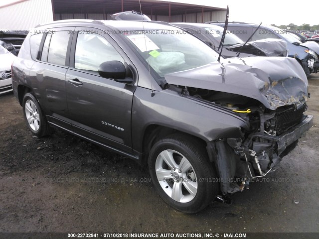 1C4NJCBA3GD641558 - 2016 JEEP COMPASS SPORT GRAY photo 1