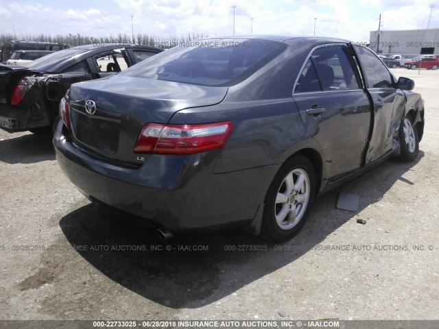 4T1BE46K37U134574 - 2007 TOYOTA CAMRY NEW GENERAT CE/LE/XLE/SE GRAY photo 4