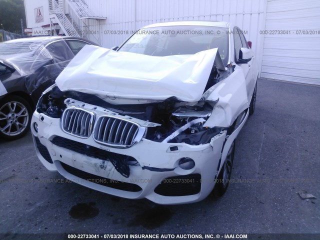 5UXXW5C56F0E87975 - 2015 BMW X4 XDRIVE35I WHITE photo 6