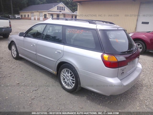 4S3BH635436307278 - 2003 SUBARU LEGACY L/L SPECIAL SILVER photo 3