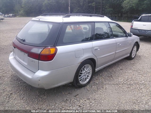 4S3BH635436307278 - 2003 SUBARU LEGACY L/L SPECIAL SILVER photo 4