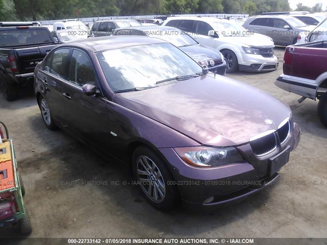 WBAVB17566NK40704 - 2006 BMW 325 I AUTOMATIC მუქწითელი ფოტო 1