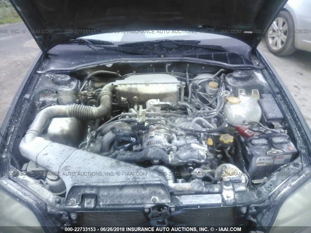 4S3BH6752Y7635102 - 2000 SUBARU LEGACY OUTBACK AWP 绿色 照片 10