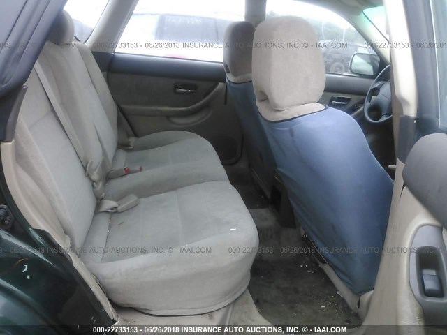 4S3BH6752Y7635102 - 2000 SUBARU LEGACY OUTBACK AWP 绿色 照片 8