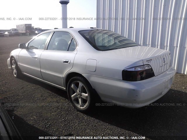 19UUA56873A058972 - 2003 ACURA 3.2TL TYPE-S WHITE photo 3